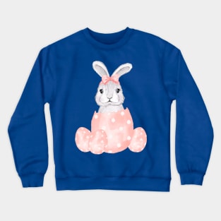 Bunny Cute Inside Egg Crewneck Sweatshirt